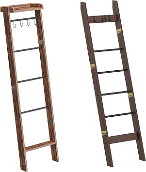Hzuaneri Blanket Ladder Shelf for Living Room BR35801BBR31520B