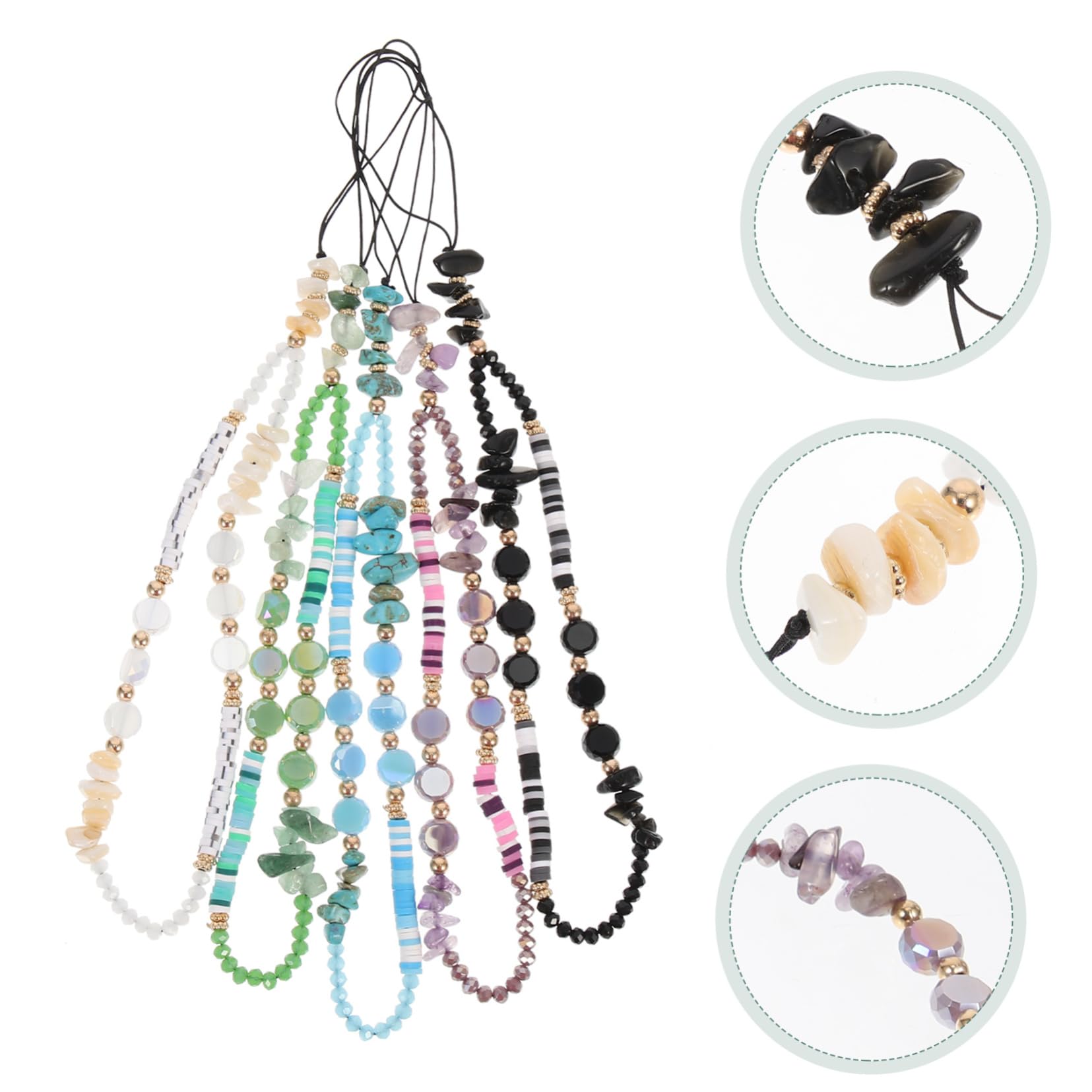VILLCASE Cuerda Decorativa Para Teléfono Móvil Correa De Abalorios Diy Para Suspender Teléfonos Y Decorar Para