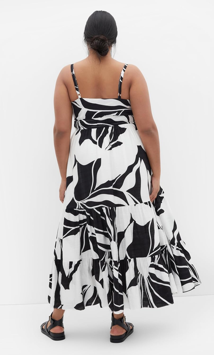 City Chic Women's Plus Size Dress - Kehlani Print Tier Maxi - Image 4