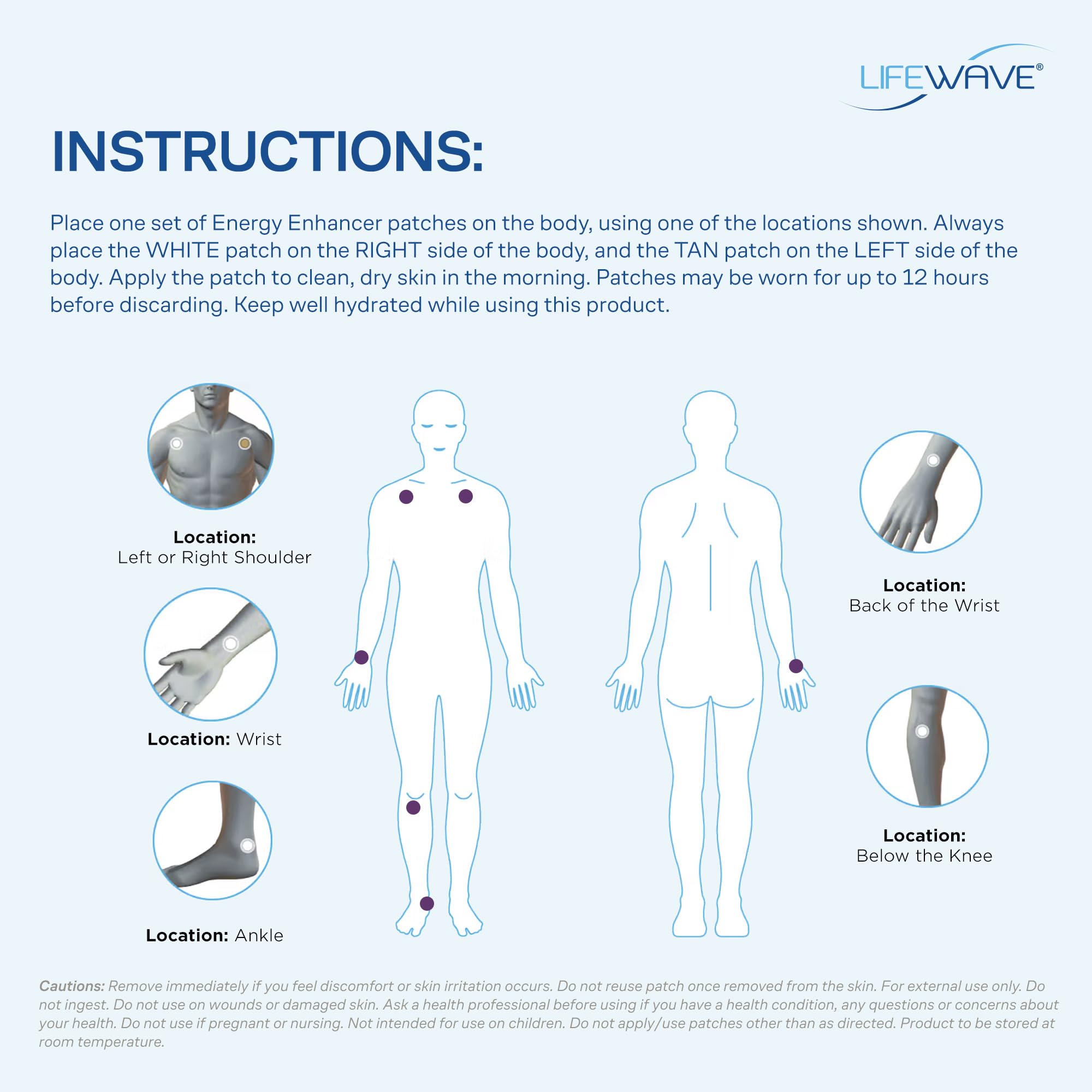 LifeWave Energy Enhancer Patches - Promotes The Flow of Energy