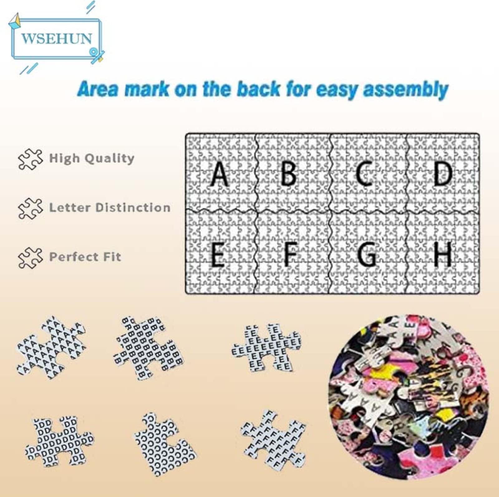 5000 Teile Puzzle Strand Ozean Hintergrund für Erwachsene, Kinder und Familien