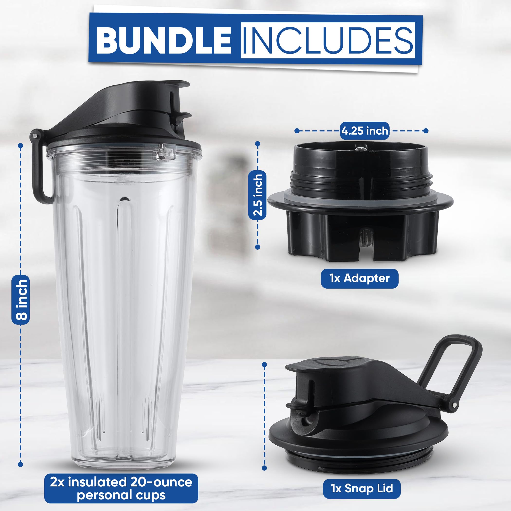 Amazon.com: Personal Cup Adapter for Vitamix Blender fits 5200