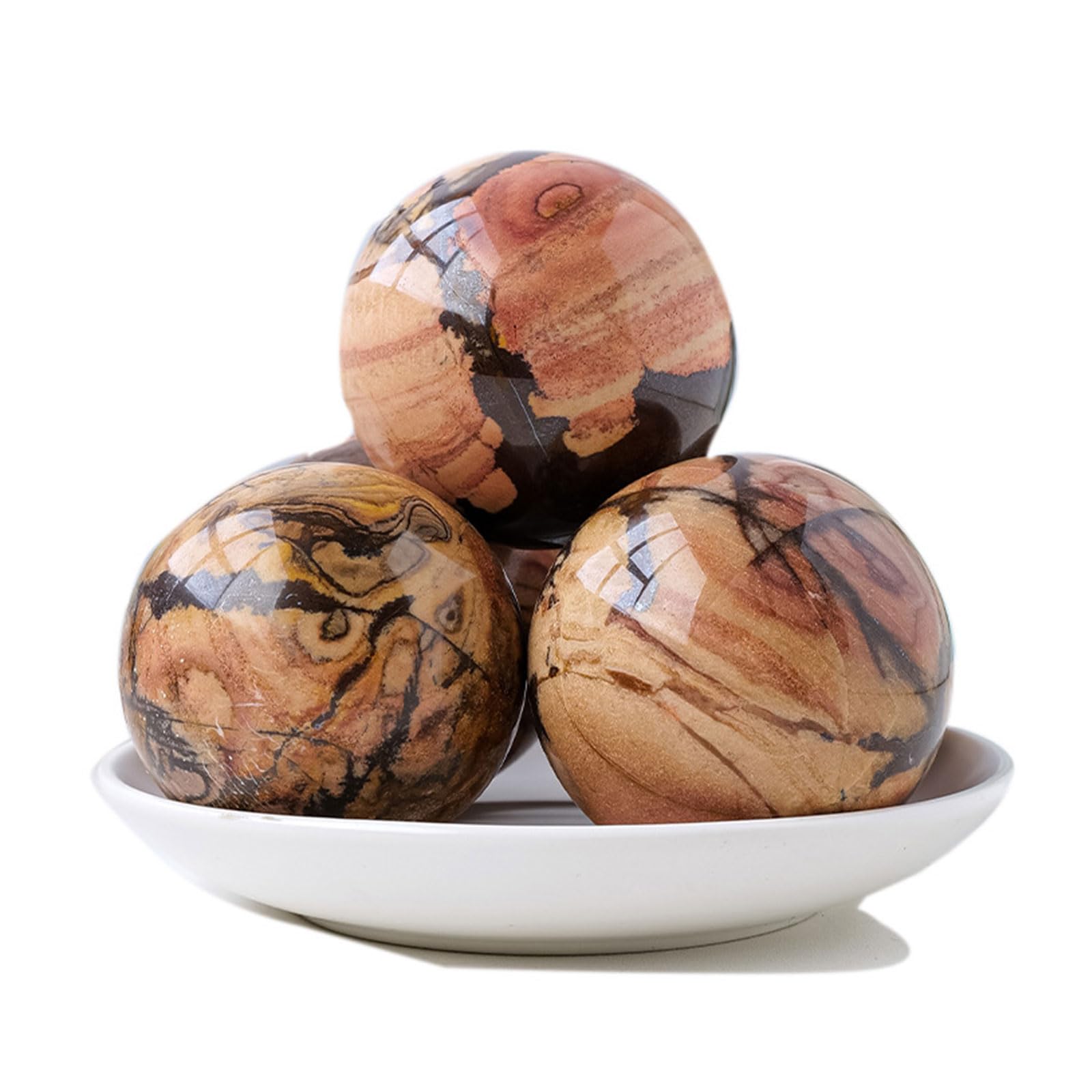 Naturale Sfera di Cristallo con Supporto Sfera Meditazione Divinatoria di Cristallo per Chakra Equilibrio Yoga Casa Ufficio Decorazione Feng Shui,50~55mm