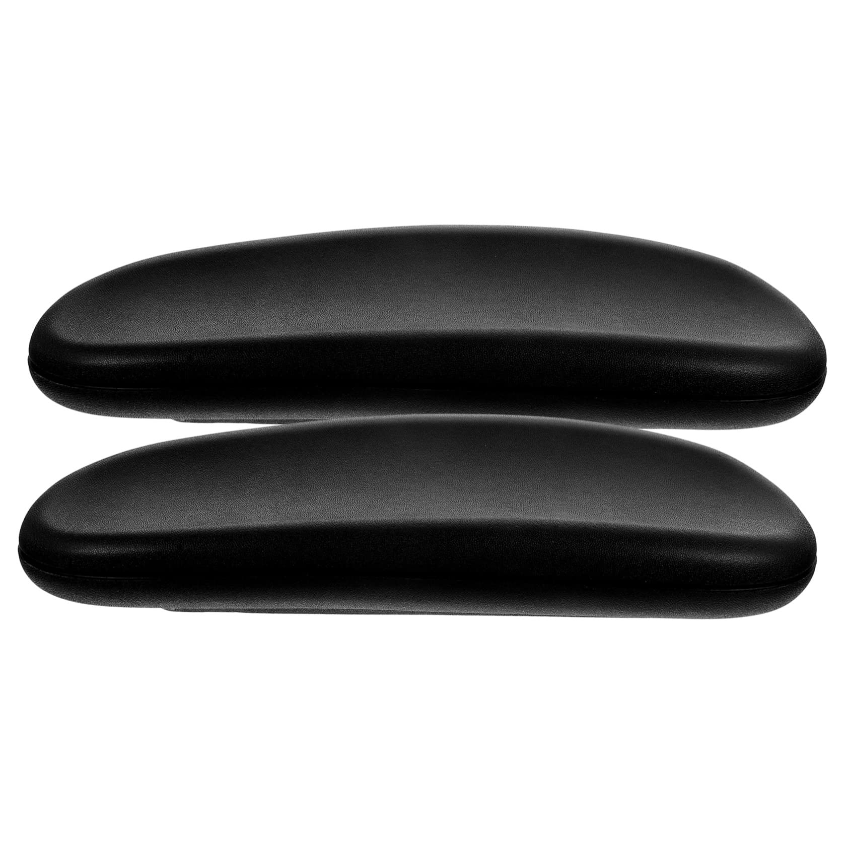 PLAFOPE Cuscini per Braccioli in Pu Nero per Sedie da Ufficio da Gaming Comfort e Antiscivolo per Adulti e Persone Infortunate