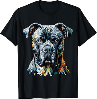 Polygon Art Dogo Canario Presa Canario T-Shirt