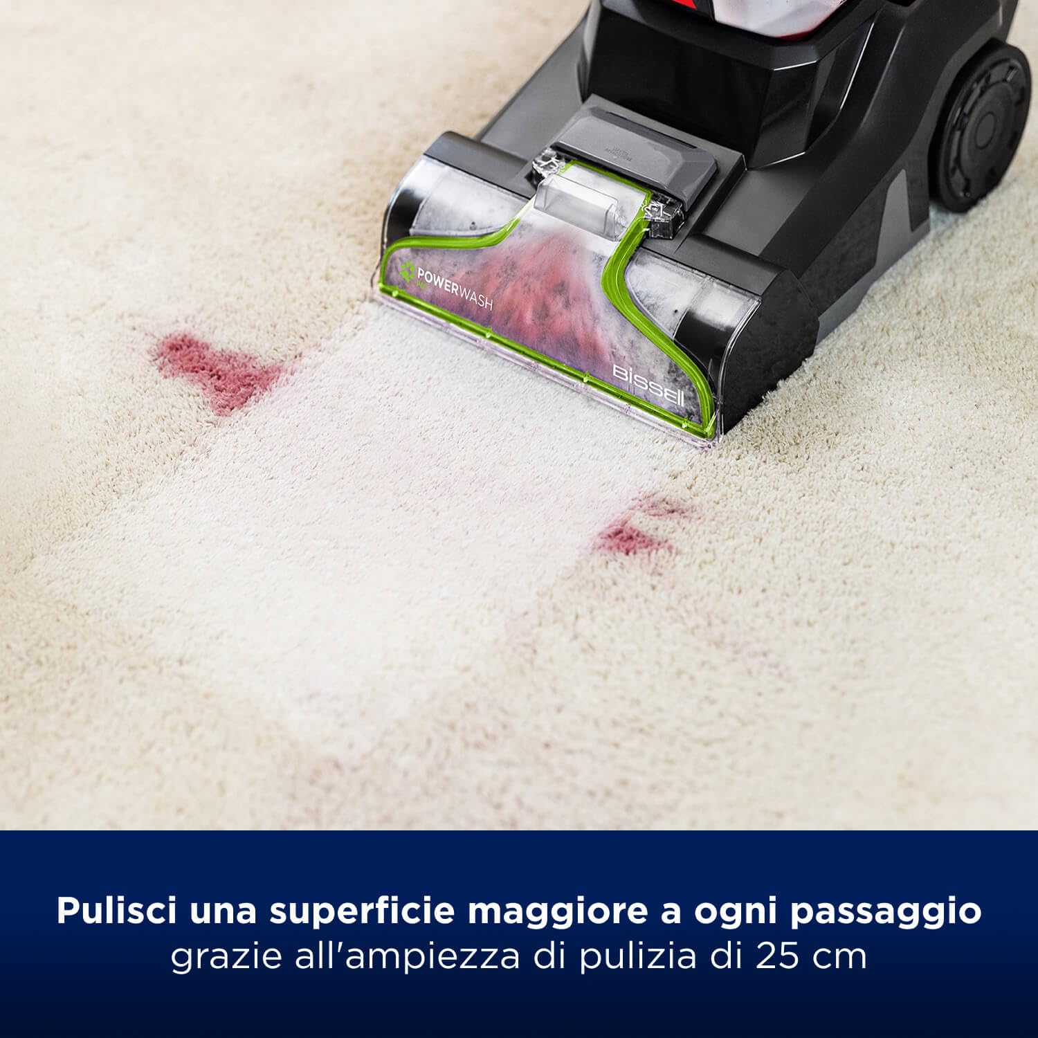 BISSELL® PowerWash Pet, Lavatappeti, Lava tappezzeria ideale per i proprietari di animali domestici, Lava divano, Pulitore Multisuperficie, Potente Motore da 600 W, Leggero, Con cavo, 3878N