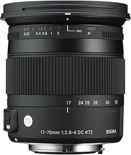 Sigma 884110 F2.8-4 Contemporary DC Macro OS HSM 17-70mm Fixed Lens for Sigma SA Cameras [並行輸入品]