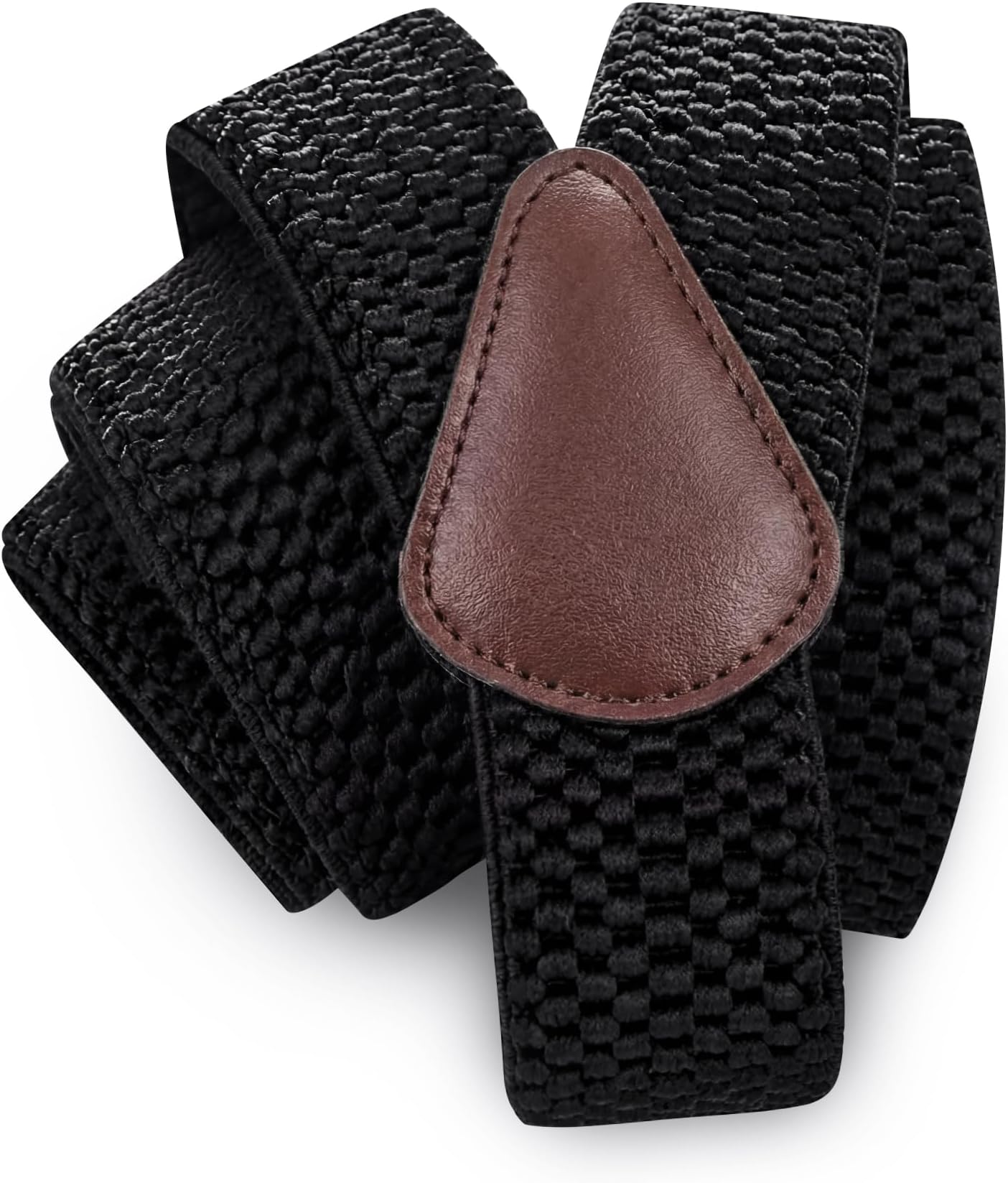 Men's Braces with Very Strong 4 Clips Black 50 MM Wide Heavy Duty Suspenders X Style Adjustable Elastic Suspender