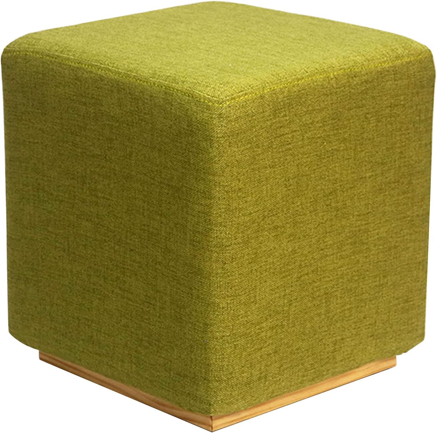 LMMIAOZ Padded Foot Stool with Modern Upholstered Seat