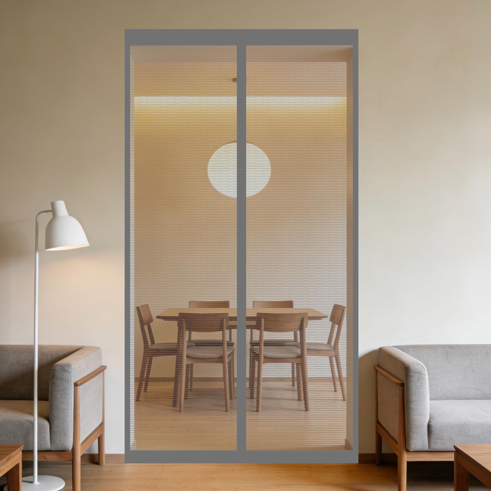 Moustiquaire porte fenêtre 190 x 300 cm avec fermeture automatique