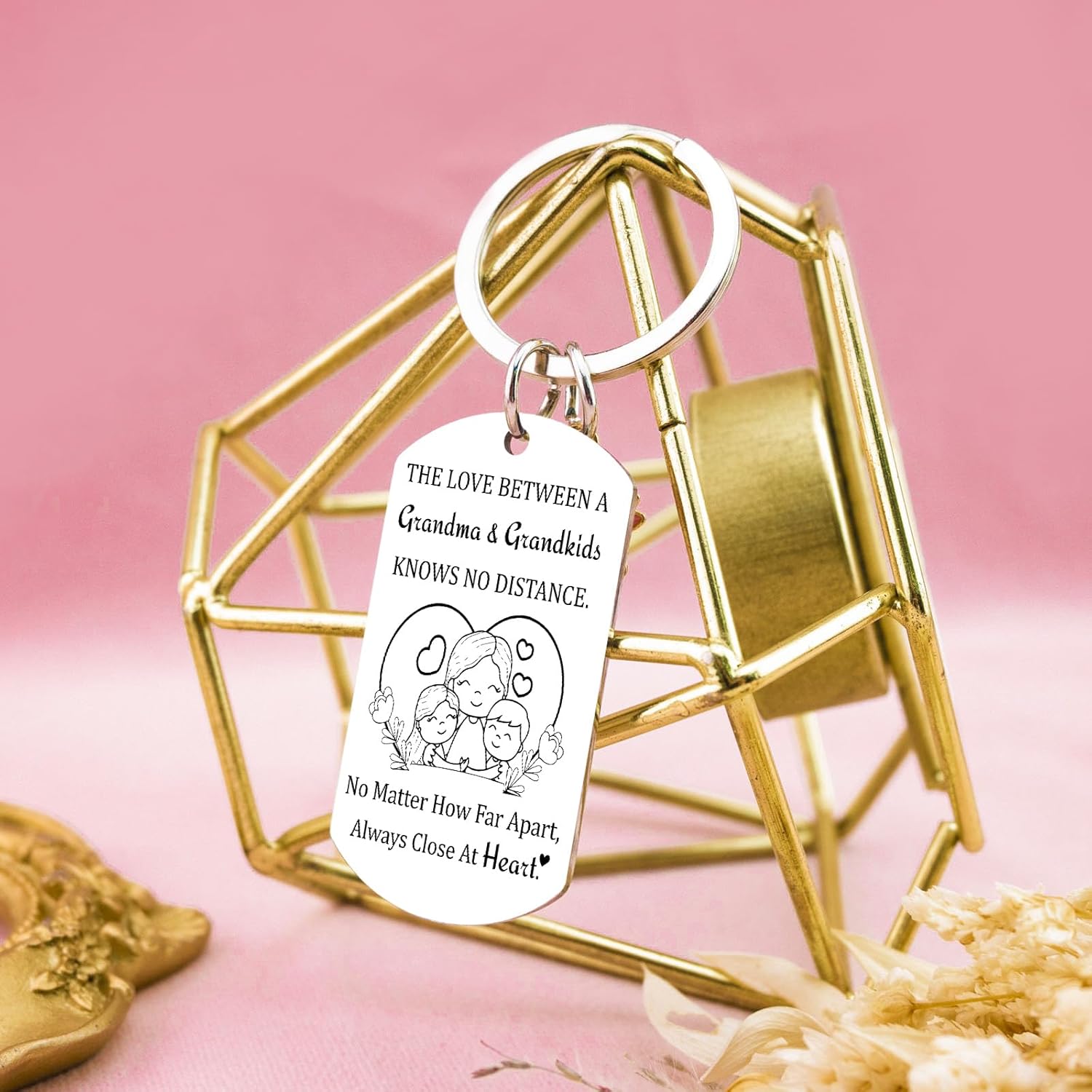 Ibiwe Grandma Birthday Gifts Keychain Best Grandma Gifts From Grandkids Granddaughter Grandson Gift From Grandma’s Mothers Day Gift for Grandmother Gigi - Image 4