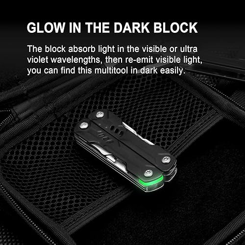 Miniatura 8 de NexTool Mini multiherramienta - Llavero 9 en 1 multiherramienta con alicates de punta de aguja, tijeras, extractor SIM y destornilladores para