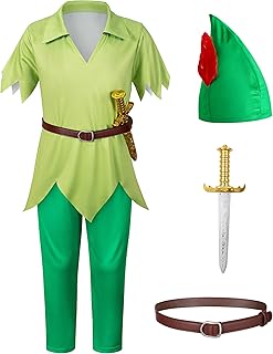 Kids Costume for Boys Shirt Pants Accessories Set Halloween Cosplay