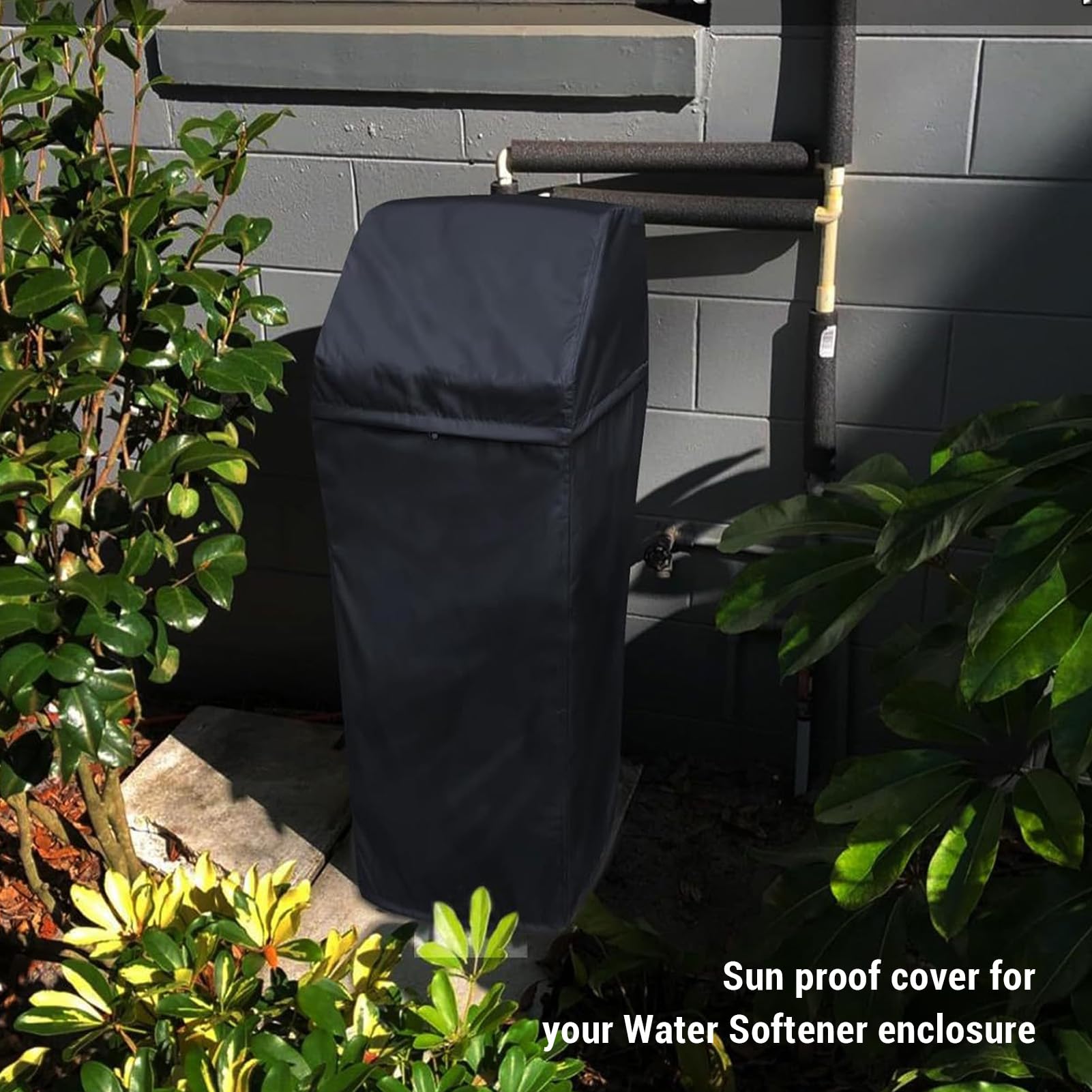TOPINCN Cubierta Suavizante de Agua, Protector del de Filtración de Agua, Estuche para Dispositivo a Prueba de Polvo, Gabinete para Electrodomésticos a Prueba de Sol, Envoltura
