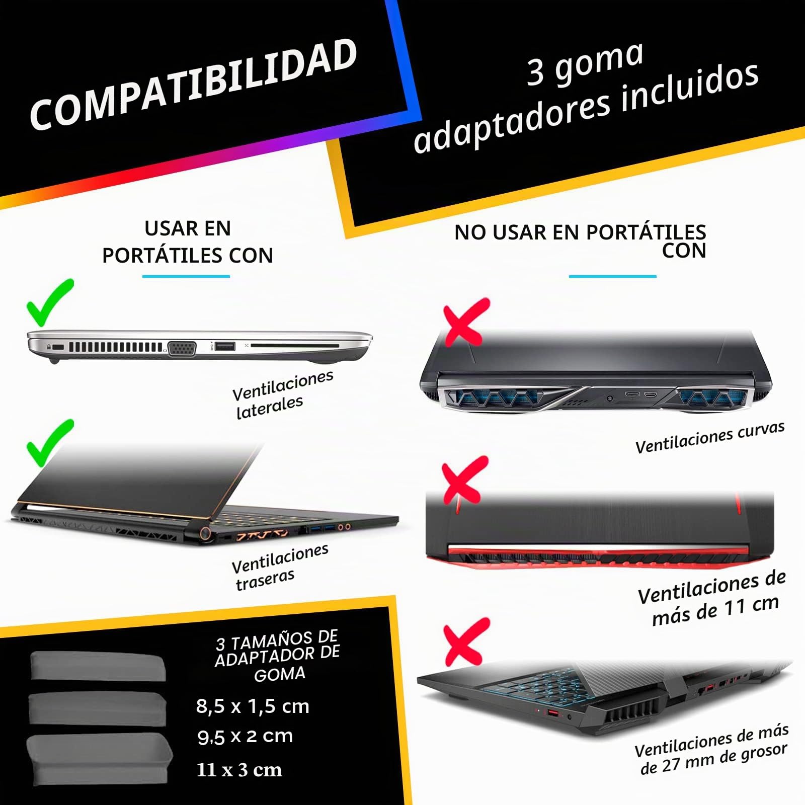 KLIM Tempest - Refrigerador portátil con Aspirador - Nuevo - Diseño Innovador para enfriamiento rápido - Ventilador portátil con detección de Temperatura - Modo Auto/Manual - 4000 RPM