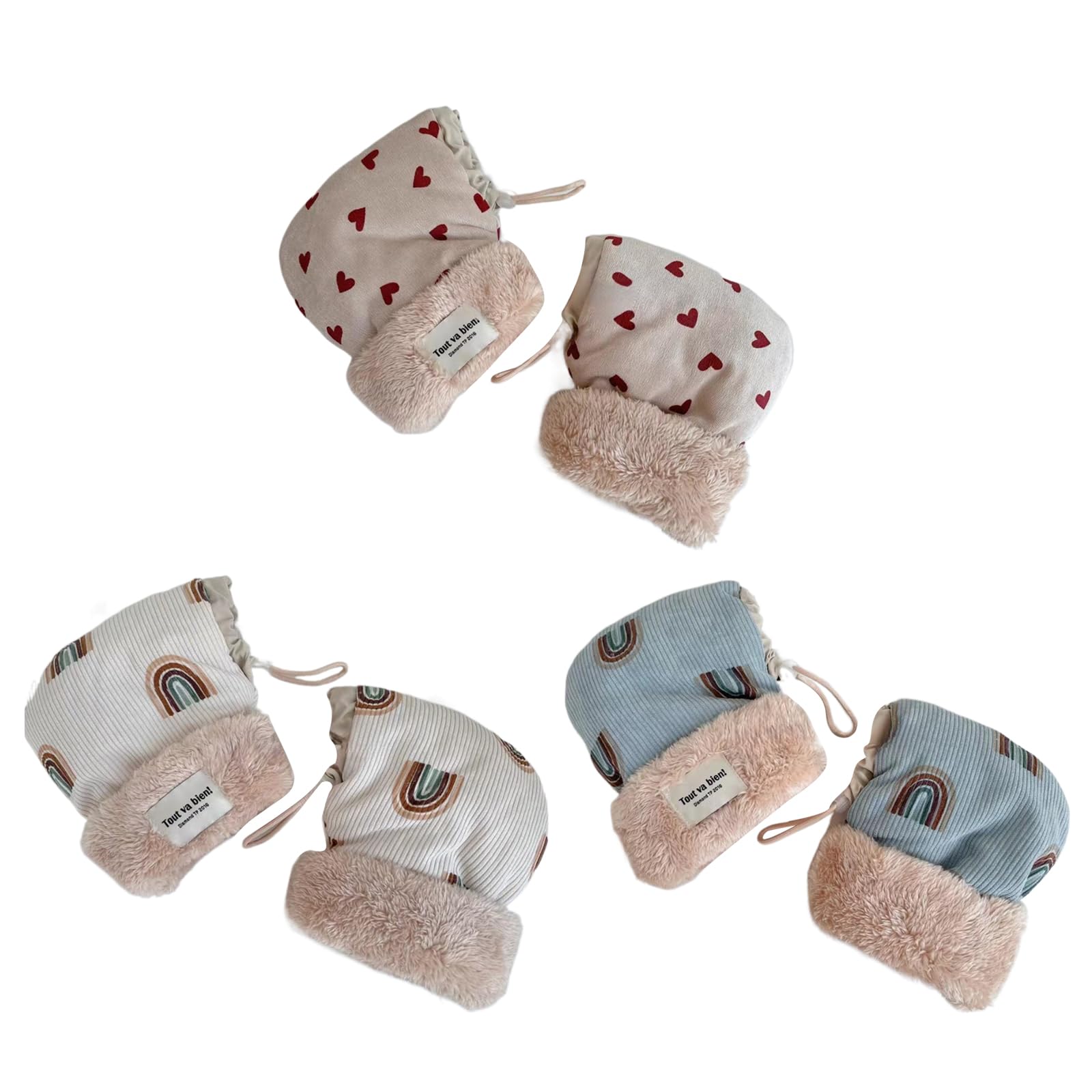 Manchons de guidon de scooter confortables et polyvalents pour enfants, gants d'hiver multi-usages pour enfants