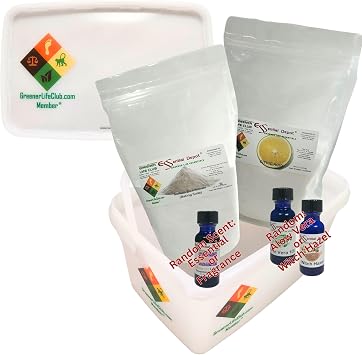 Essential Depot Bath Bomb Making Kit (Deconstructed) - Refill Pack - Basic - Everything Needed to Make Another 12-15 Bath Bombs Except The molds + Spray Bottle