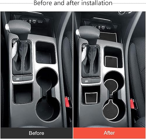 Miniatura 2 de Auovo Alfombrillas antipolvo para kia Optima K5 2019 2020 2018 2017 2016, ajusto personalizado, revestimientos para el bolsillo de la puerta,