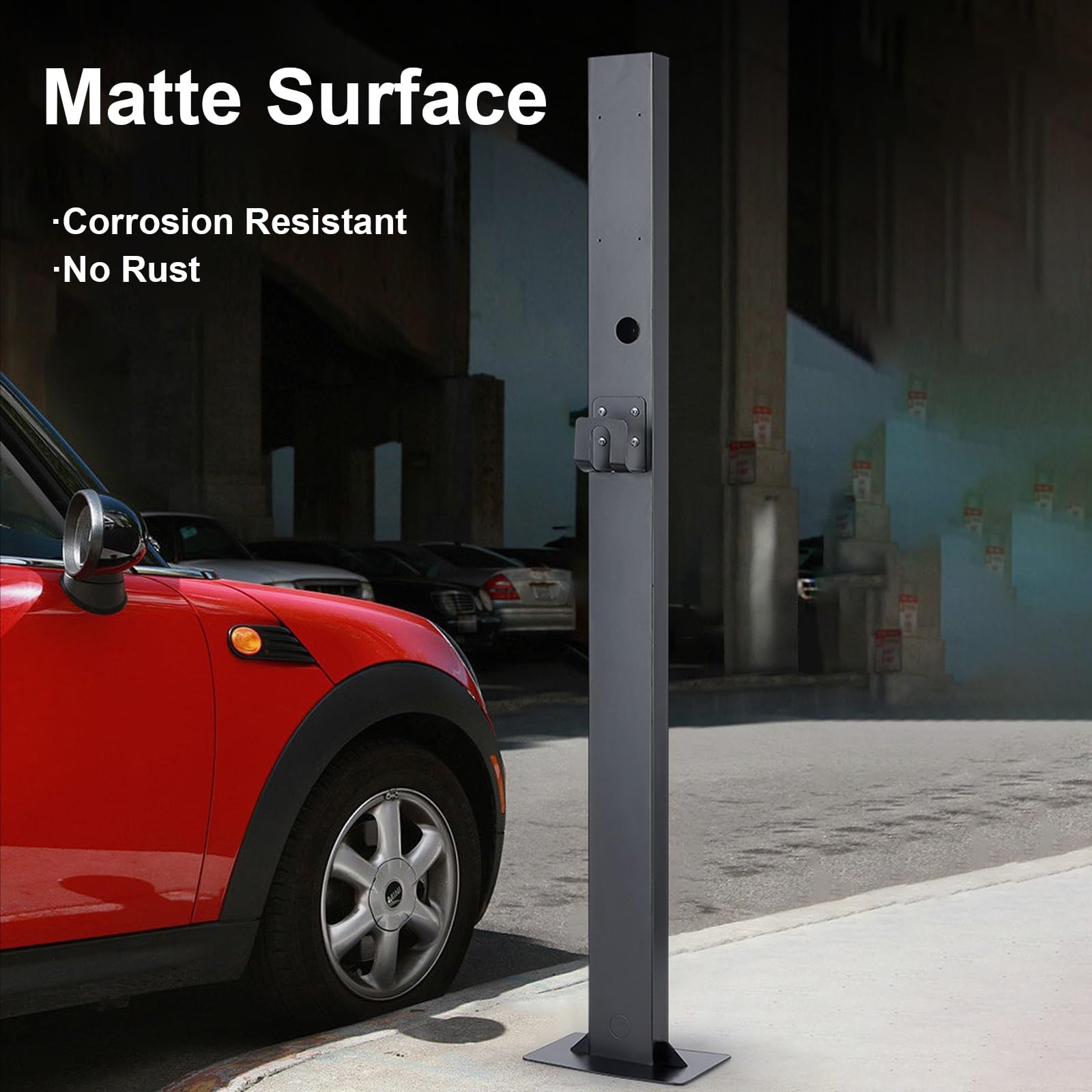 EV-Kabelhalter, Universeller Standfuß Säule für Ladestation, Halter für Ladesäulen für Elektrofahrzeuge, Universeller Wallbox Standfuß