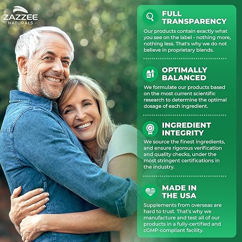 Miniatura 6 de Zazzee D-glucarato de calcio de alta absorción, 500 mg por cápsula, 3 mg de BioPerine para una mayor absorción, 100 cápsulas veganas, más extracto