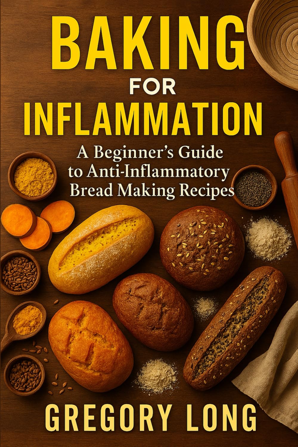 Baking For Inflammation: A Beginner's Guide To Anti-Inflammatory Bread Making Recipes: A Bread Book Cookbook