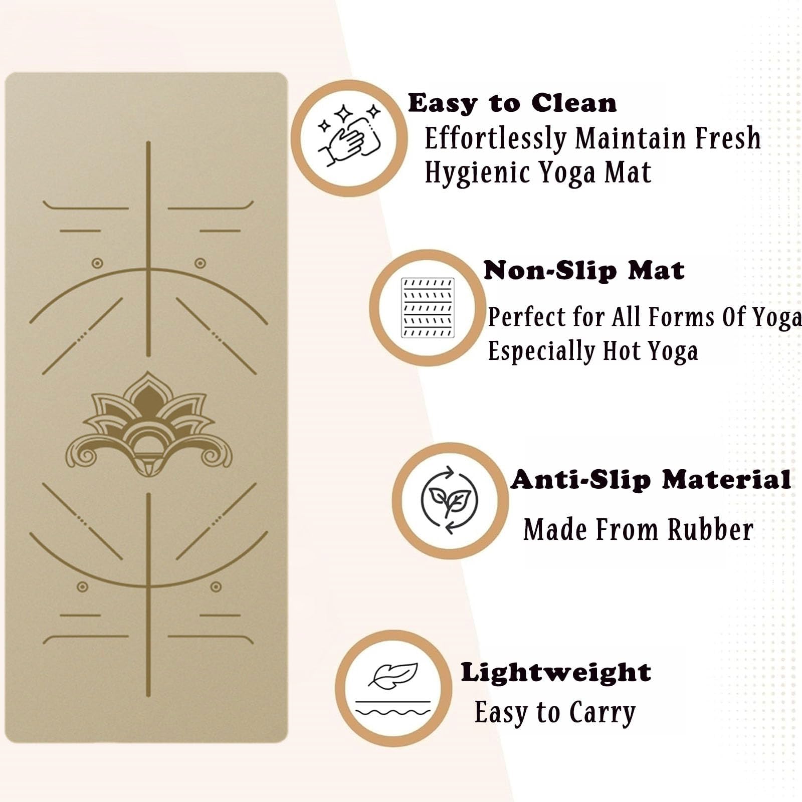 Hot Yoga Handtuch 183cm*68cm Pilates Handtücher Wildleder rutschfest Yogatuch schnelltrocknend mit Handtasche Leicht & Faltbar Fitness Handtuch für Sport,Strand,Picknick und Reise