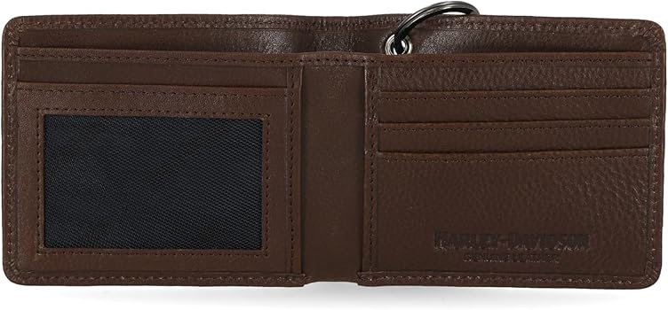 Amazon.co.jp: ハーレーダビッドソン メンズ 本革 アイコニック B&S