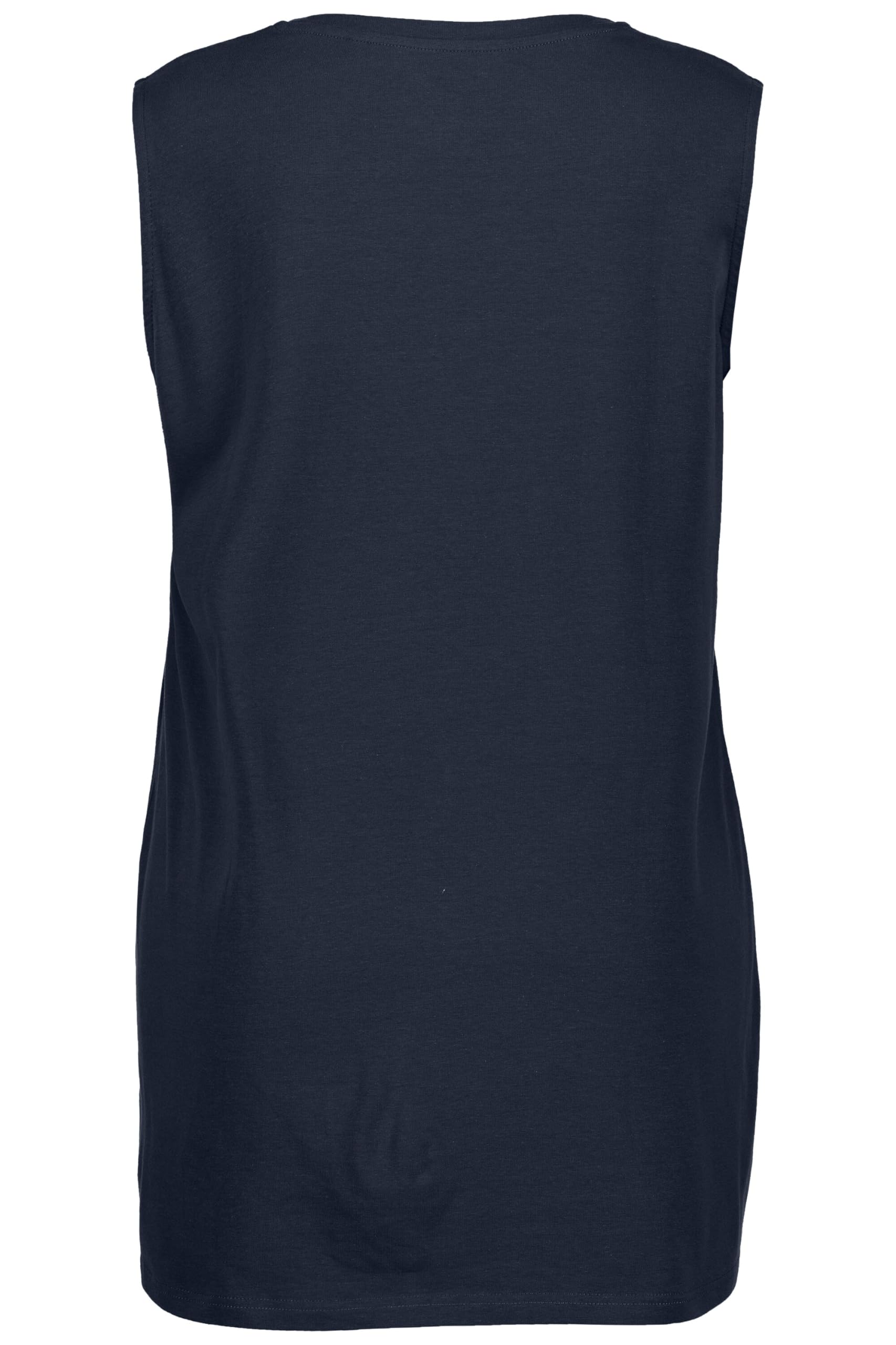 Ulla Popken Femme Grandes Tailles Top Long, Classic, Encolure carrée 807310