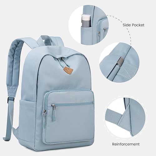 Miniatura 5 de Mochila Lohol Clásica para Escuela, Viaje, Universidad, Resistente al Agua y Duradera, Azul