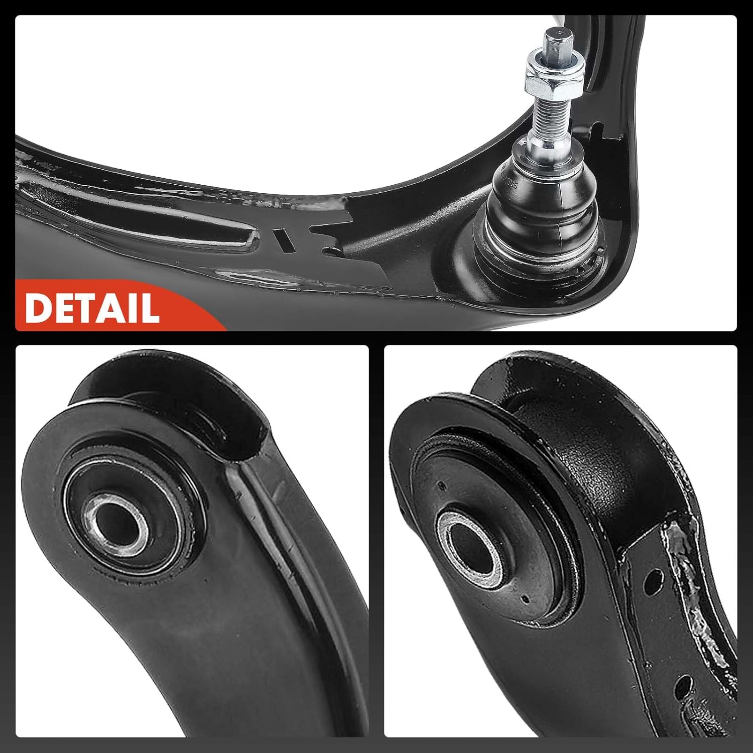 A-Premium Front Left Upper Control Arm, with Ball Joint & Bushing, Compatible with Dodge Ram 1500 2006 2007 2008