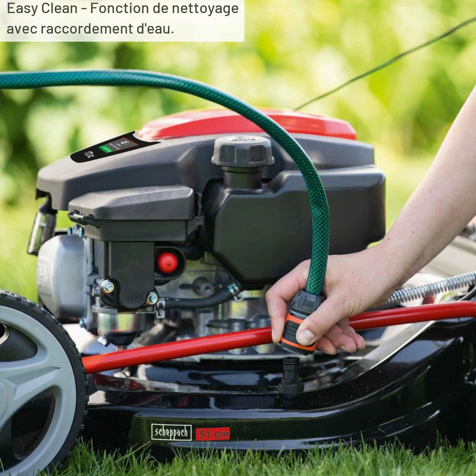 Scheppach Tondeuse à Gazon Thermique MS173-51 | Huile Moteur Incluse