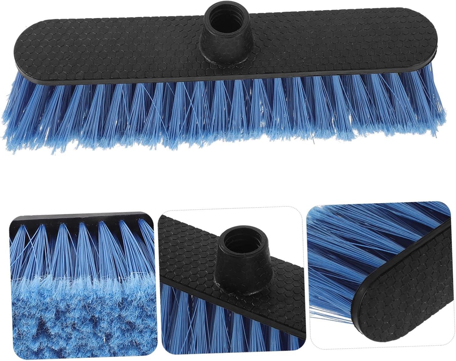 CALLARON Plastic Household Broom Replacement Head Versatile Sweeper with Thick Bristles for Efficient Cleaning Home and Office Ergonomic Design for Easy Use and Installation