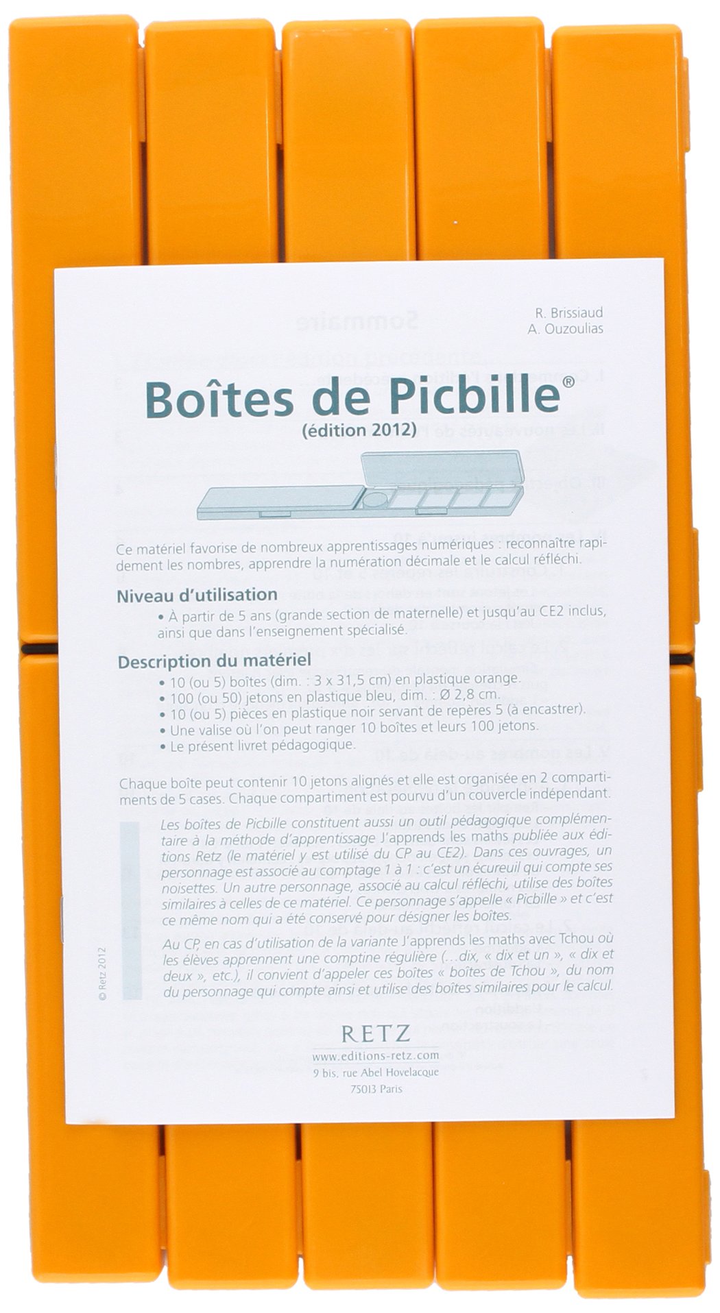 Picbille - Boîtes par 5 (avec jetons)