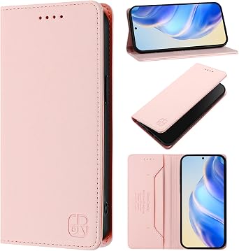 Cover Compatible with Infinix Zero 40 5G X6861,Compatible with Infinix Zero 40 4G Magnetic Flip Phone Case Pink