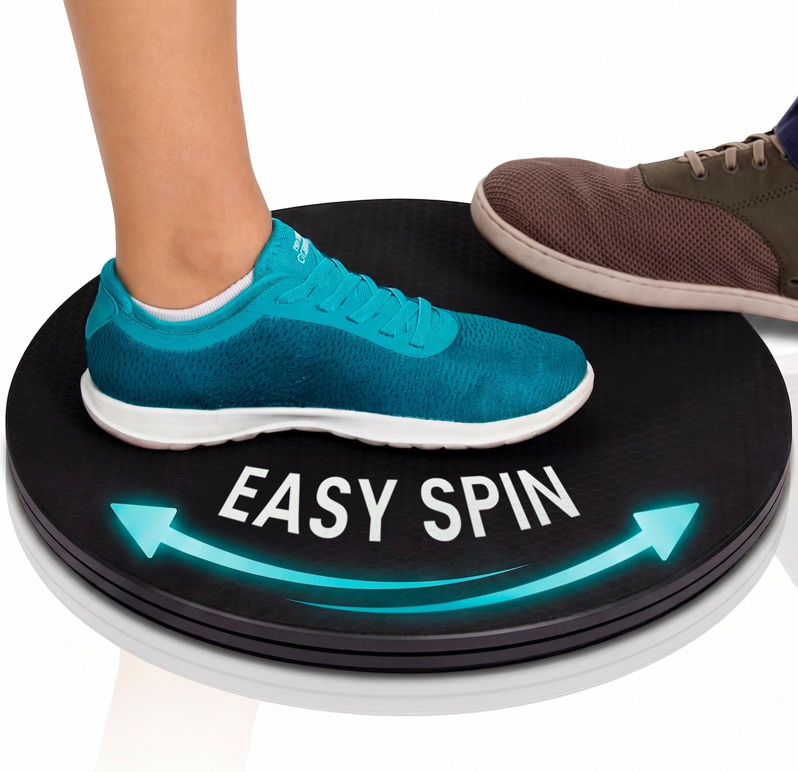 Vive 360ยฐ Pivot Disc - Patient Transfer Device for Elderly & Disabled | Swivel Turning Board 360 Degree Rotation - Handicap Senior & Stroke Disability Aid - Rotating Lazy Susan Turning Assist Pad