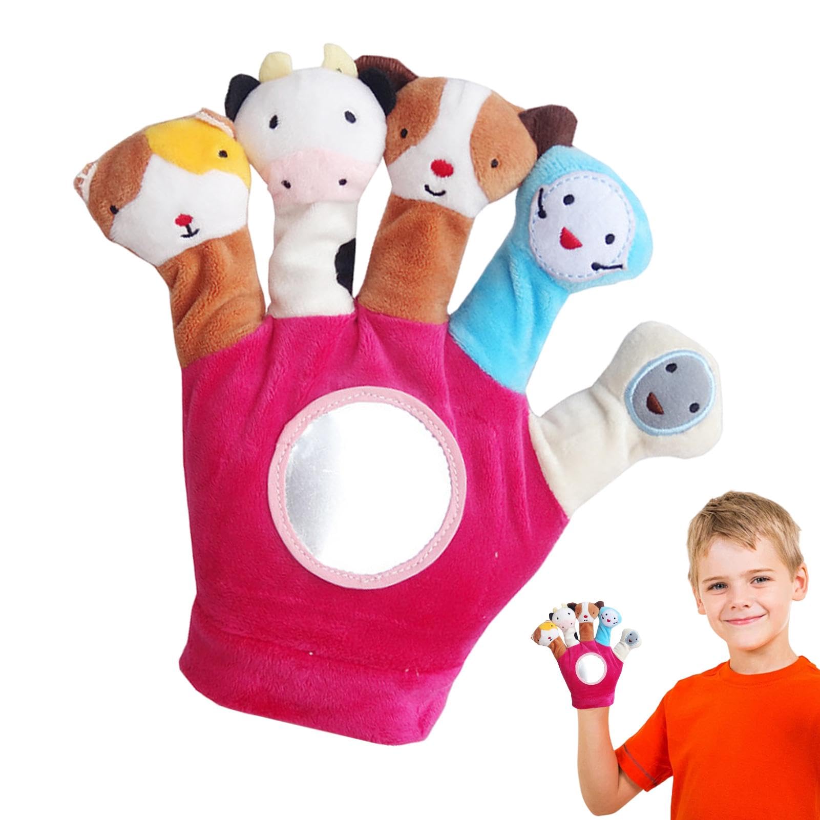 Puppet manuali per bambini, burattini a mano animale,Pespetti di