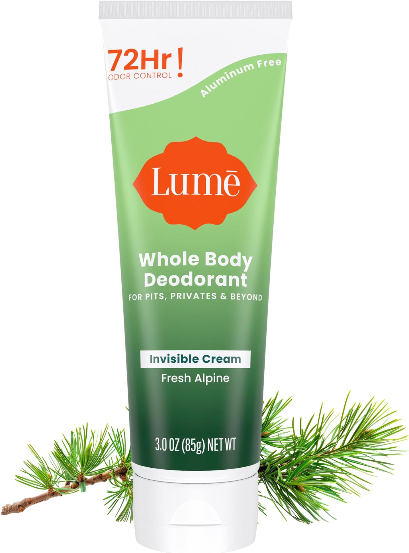 Whole Body Deodorant - Cream Tube - 3 oz (Fresh Alpine)