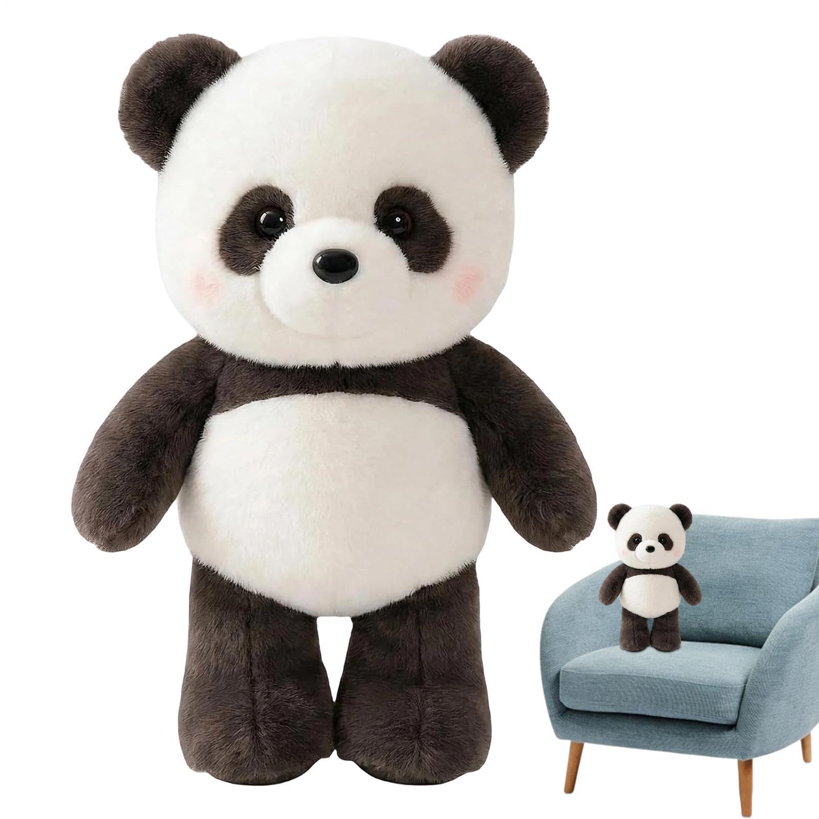 Peluche que corre Panda Gigante 60 cm Lindos Peluche Oso Que Corre,Animales De Peluches Con Piernas Interactivek,Suave Muñeco Acolchado Lindos Y Adorable Para Niñas, Niñas Mujeres Hombres