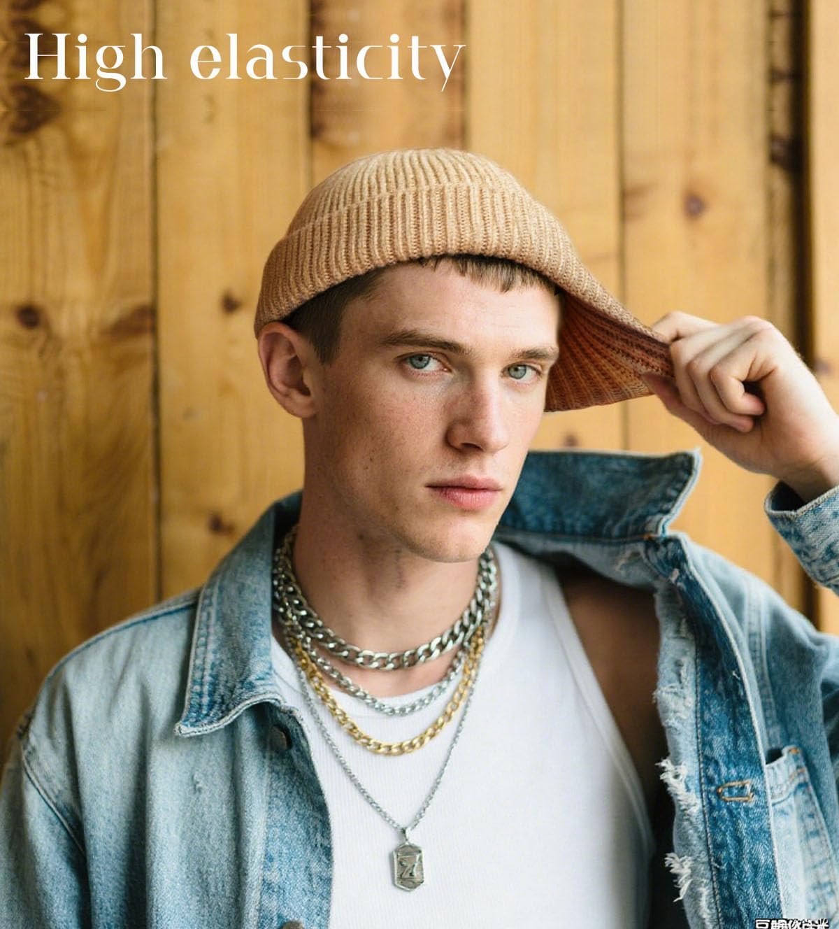 Wool Fisherman Beanies for Men Women, Short Knit Fall Winter Warm Beanie, Watch Cap, Cuffed Trawler Hats, Skull Caps - Image 4