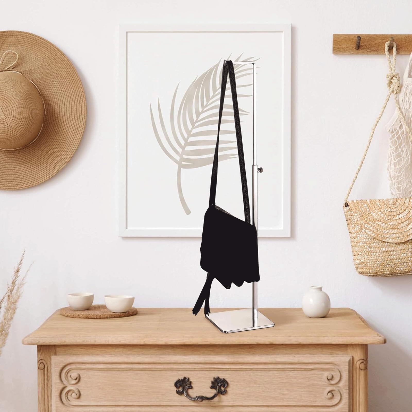 Crochet pivotant Support de Support de Sac en métal, présentoir de comptoir de Type 7, Paquet de 3 présentoirs de Sac à Main pour Bracelets de Sac à Main