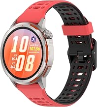 AISPORTS Compatible for Samsung Galaxy Watch 3 45mm Band Silicone for Women Men, 22mm Soft Flexible Breathable Wristband Bracelet Replacement Band for Galaxy Watch 46mm/Gear S3 Frontier/Classic