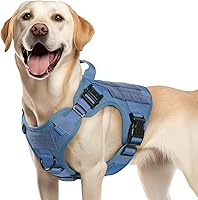 Vista 94 de rabbitgoo Tactical Dog Harness for Large, Heavy Duty Pet Harness with Handle, No-Pull Service Vest Large Breed, Adjustable Military Dog Vest for