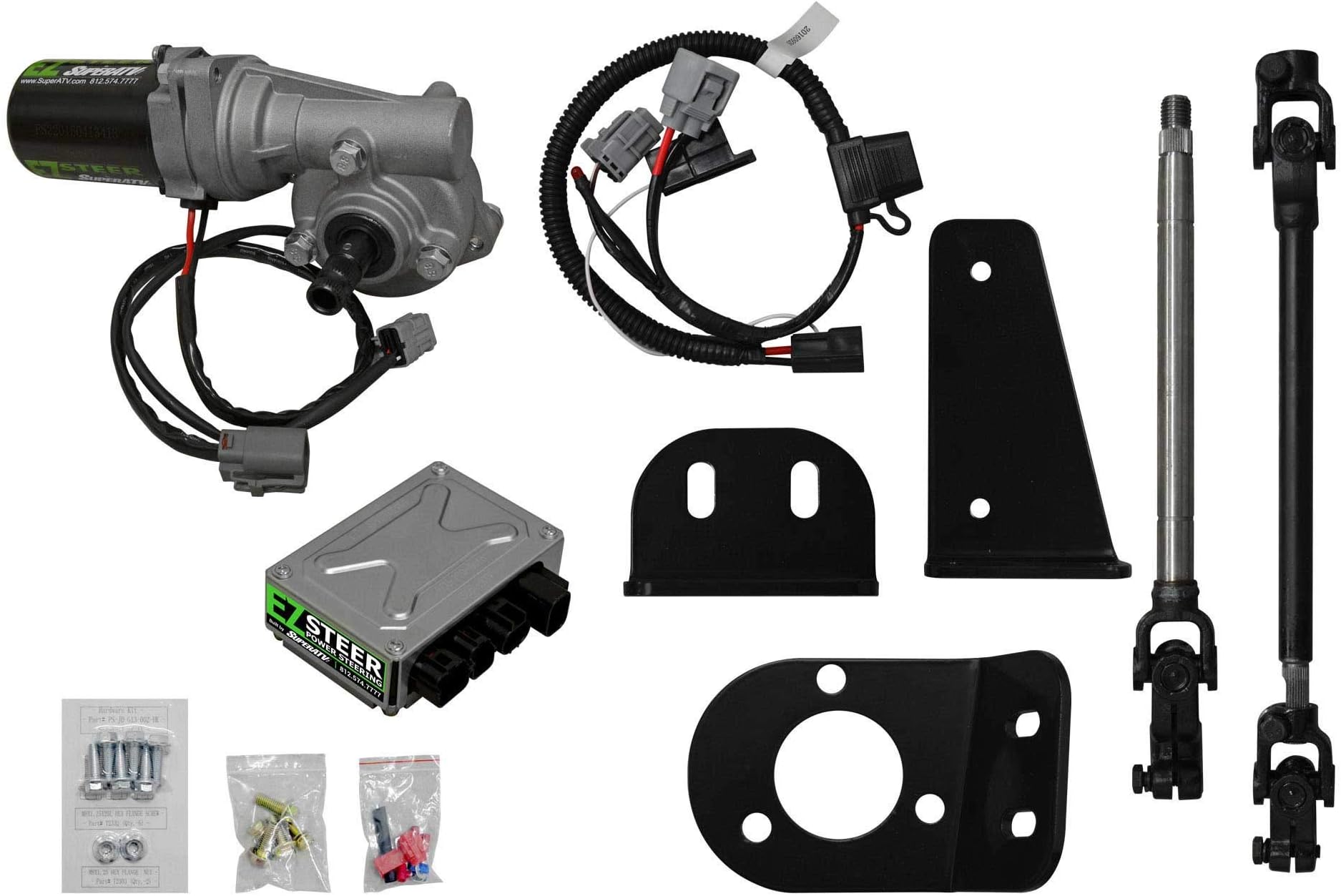 SuperATV Power Steering Kit for John Deere Gator RSX 850i| Reduces Steering Effort | Powerful 220W Motor| Eliminates Bump Steer
