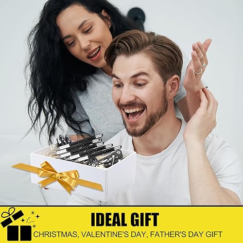 Miniatura 3 de 12 piezas de regalos multiherramienta a granel para hombres, bolígrafo multiherramienta 6 en 1, alicates multiherramienta de acero inoxidable para