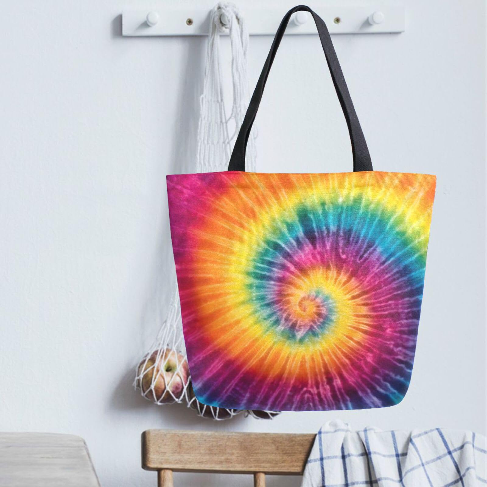Amazon.com: Pfrewn Tie Dye Canvas Tote Bag Extra Large Grocery Bag