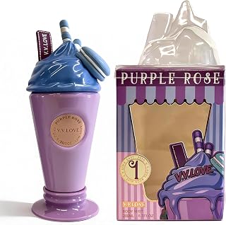 A CENTER Hair&Body Mist for Women, 200ml (6.7 Fl Oz) Purple Rose Scent | Long Lasting Fresh Fruity Body Fragrance Spray with Floral & Vanilla Notes