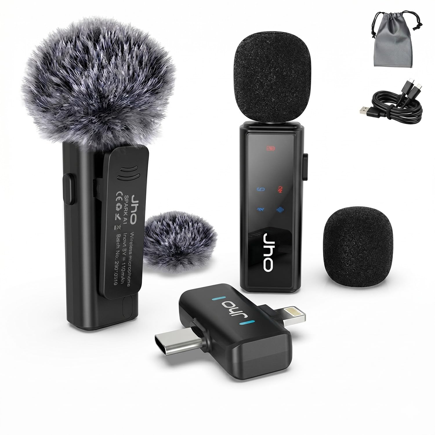 Amazon.com: JHO Mini Microphone for iPhone & Android,16H Battery