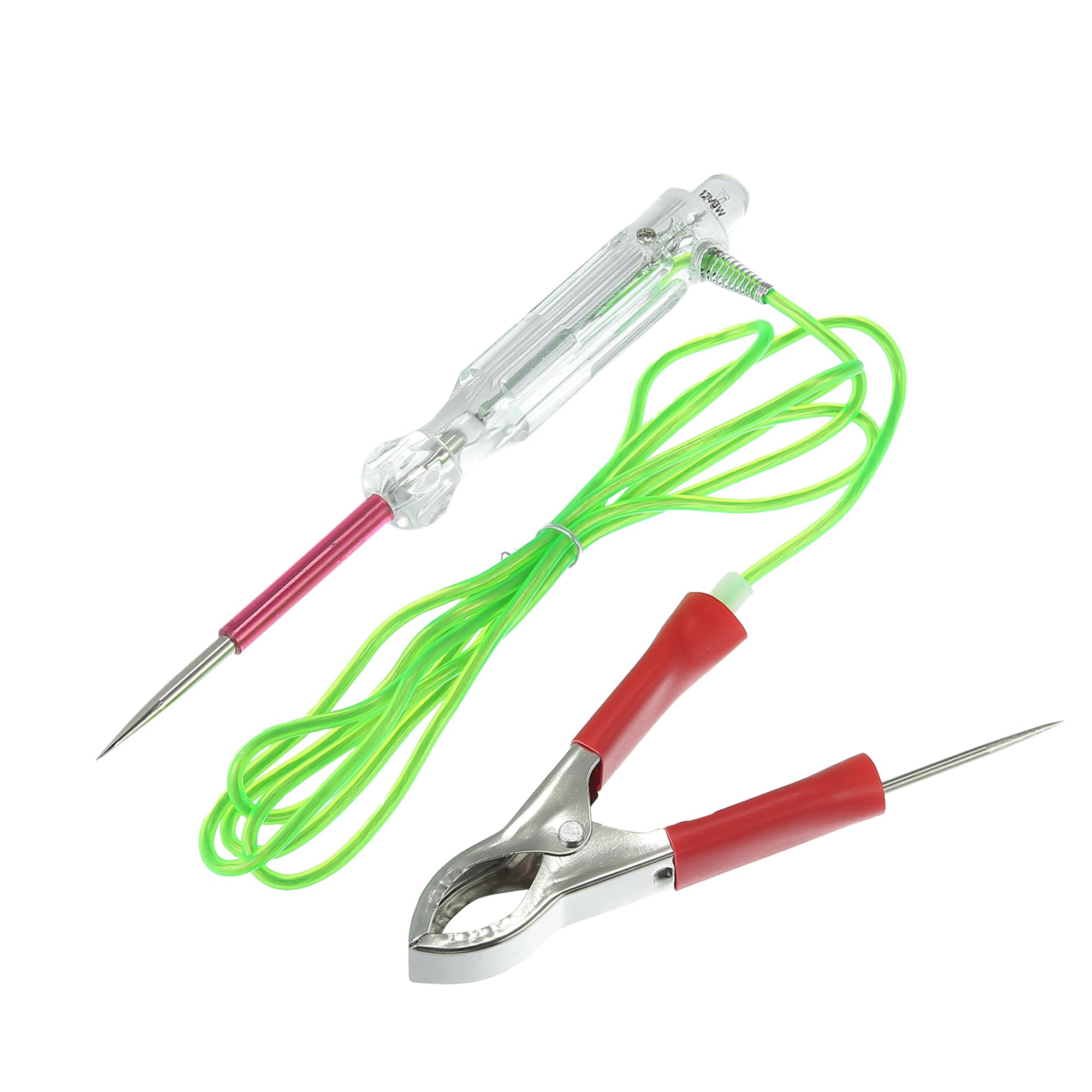 X AUTOHAUX Automotive Circuit Tester Car Electric Tester 3-48V Test Light 48 Inch Extended Wire Test Pen Testing Circuit Voltage Tester for Car Truck Boat ATV Trailer