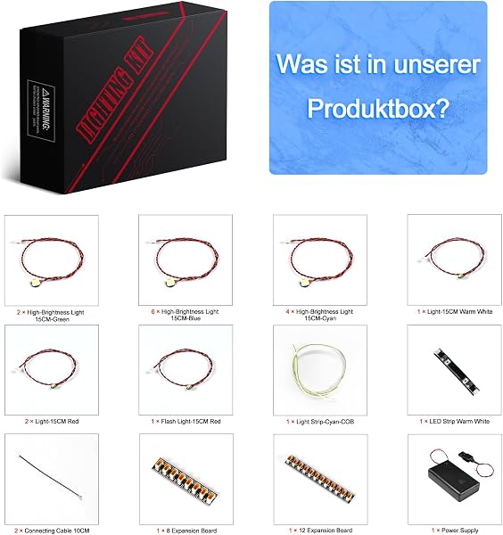 LocoLee Licht Kompatibel mit Lego Millennium Falcon, Nur Lichter Set - Kein Modell, Licht BeleuchtungSet Compatible with LEGO 75375 Millennium Falcon Sternenschiffs (Standard Version) - 5