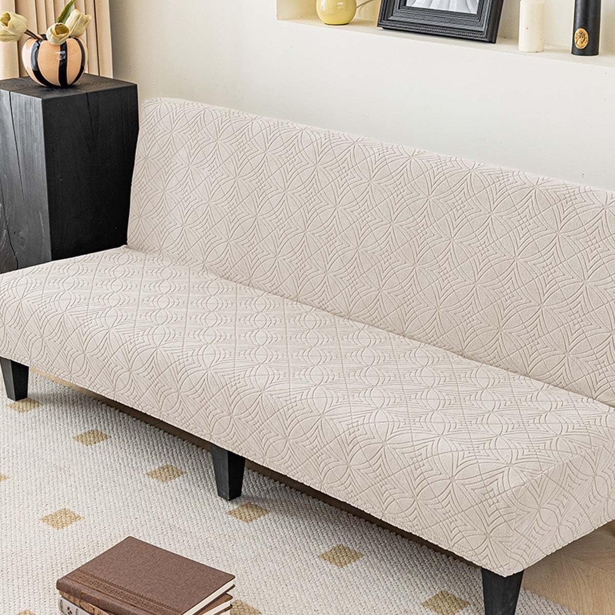 Housse de protection canapé futon élastique pour protéger des taches
